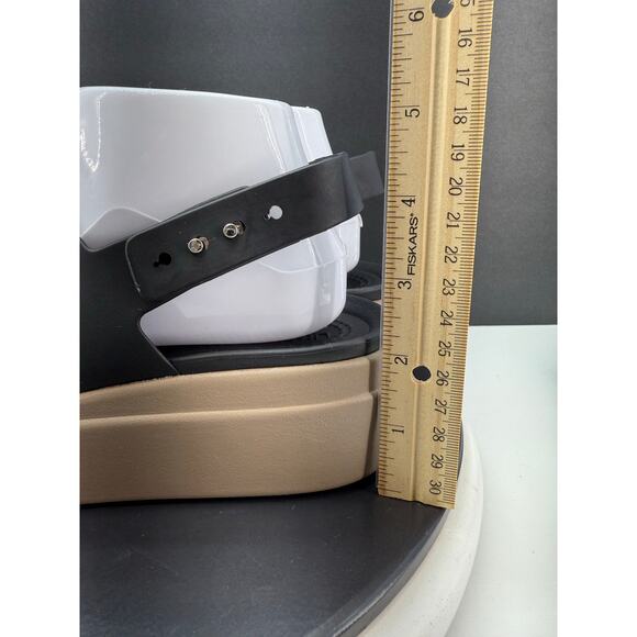 CROCS Literide Brooklyn Low Wedge Platform Sandals Womens Size 9 Black Shoes - Picture 2 of 11